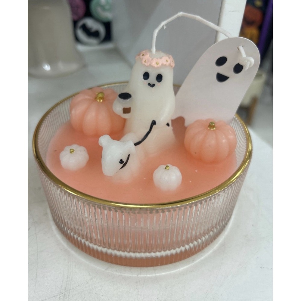 TIKTOK VIRAL NEW RELEASE Summerween Ghost Walking Dog Candle
